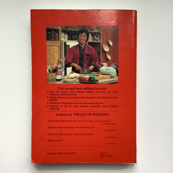 🇨🇦 Vintage THE JOY OF WOKKING Cookbook by Martin Yan - Picture 2 of 6